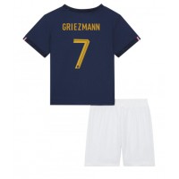 Frankreich Antoine Griezmann #7 Fußballbekleidung Heimtrikot Kinder WM 2022 Kurzarm (+ kurze hosen)